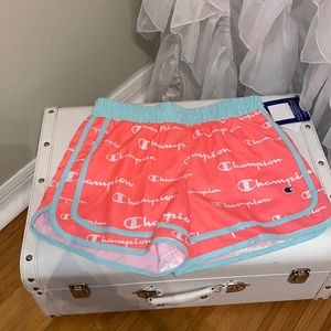 Girls youth champion shorts , meduim